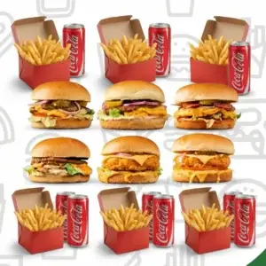 6 'lı Cheesburger Menü